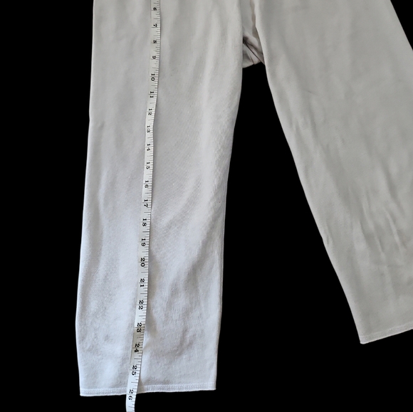 Y2K Pink Victoria's Secret White Capri Sweat Pants - Picture 5 of 8